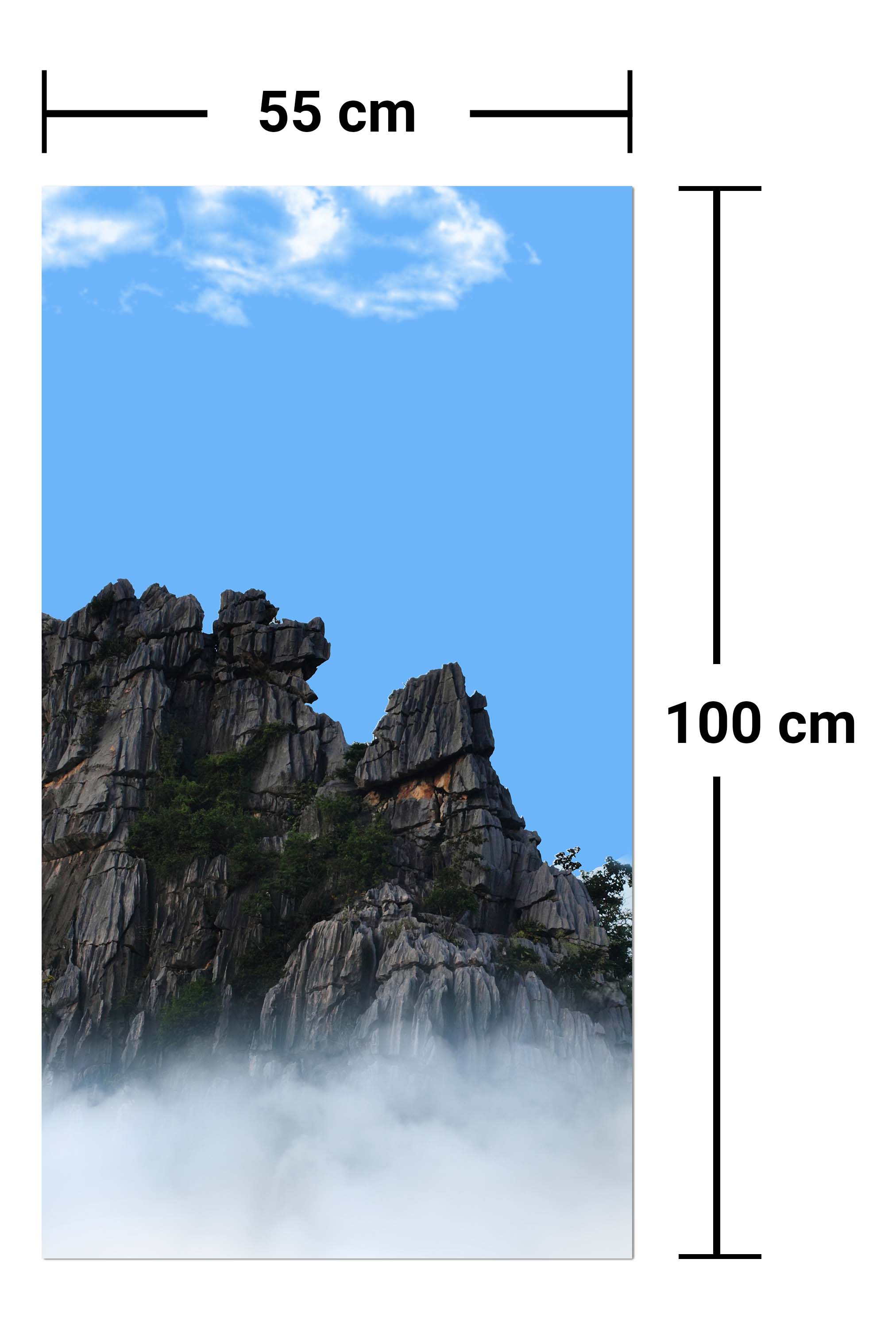 Garderobe Bergspitzen über die Wolken M0699 entdecken - Bild 7