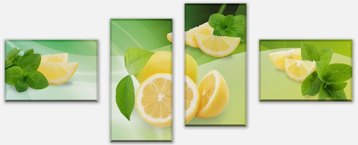 Canvas print Divider Lemons M0700