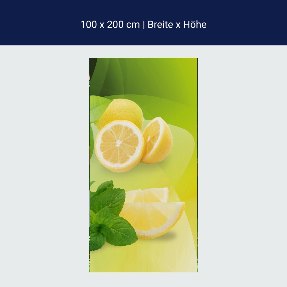 Türtapete Zitronen M0700