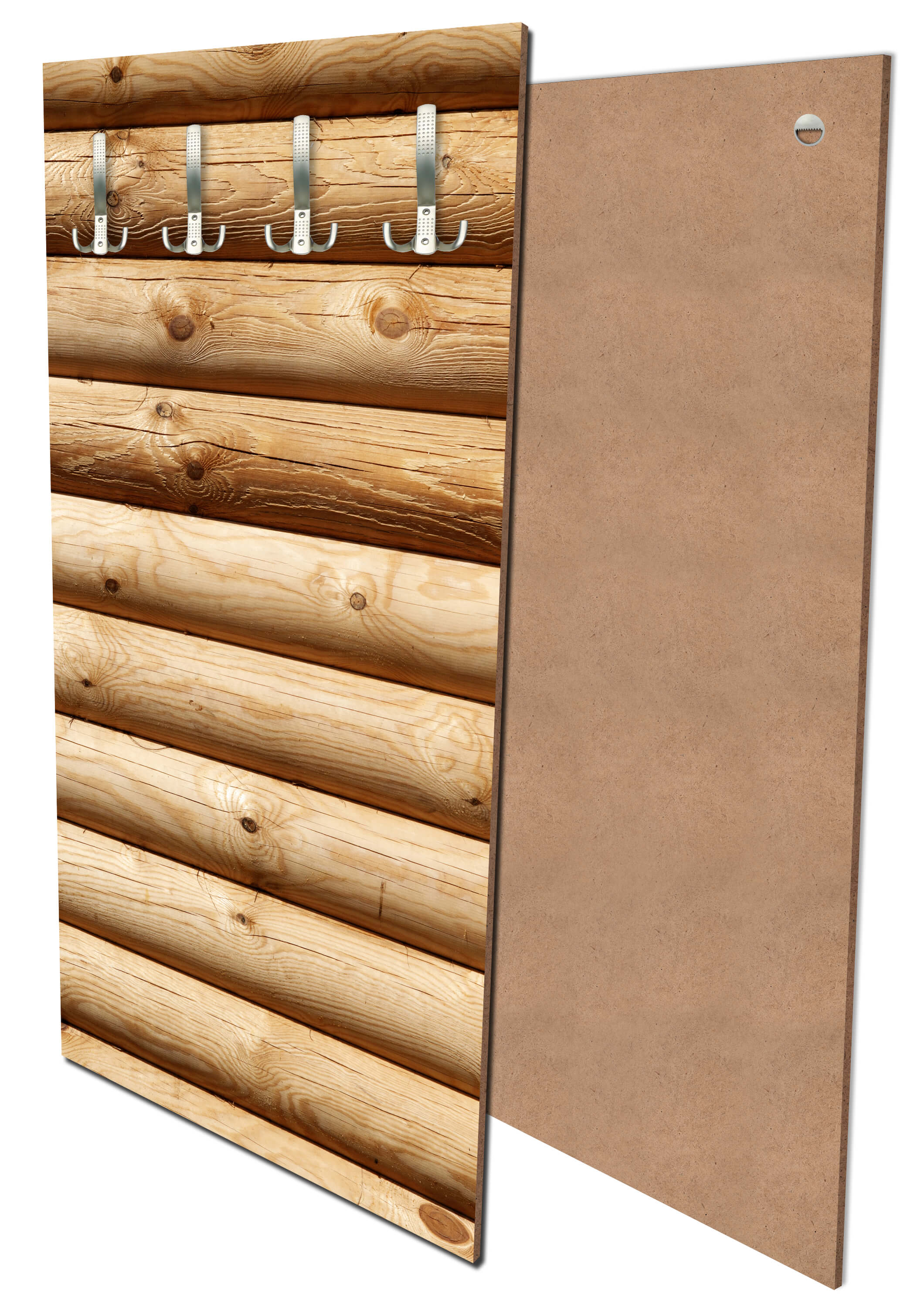 Garderobe Rustik Holzwand M0704 entdecken - Bild 1