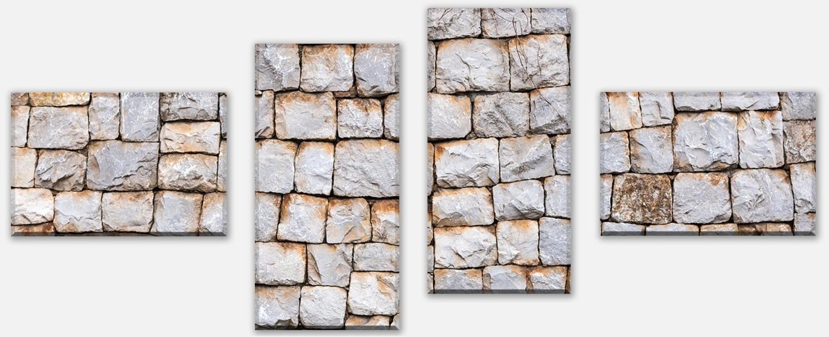 Canvas print Divider Paving Stones Granite M0712