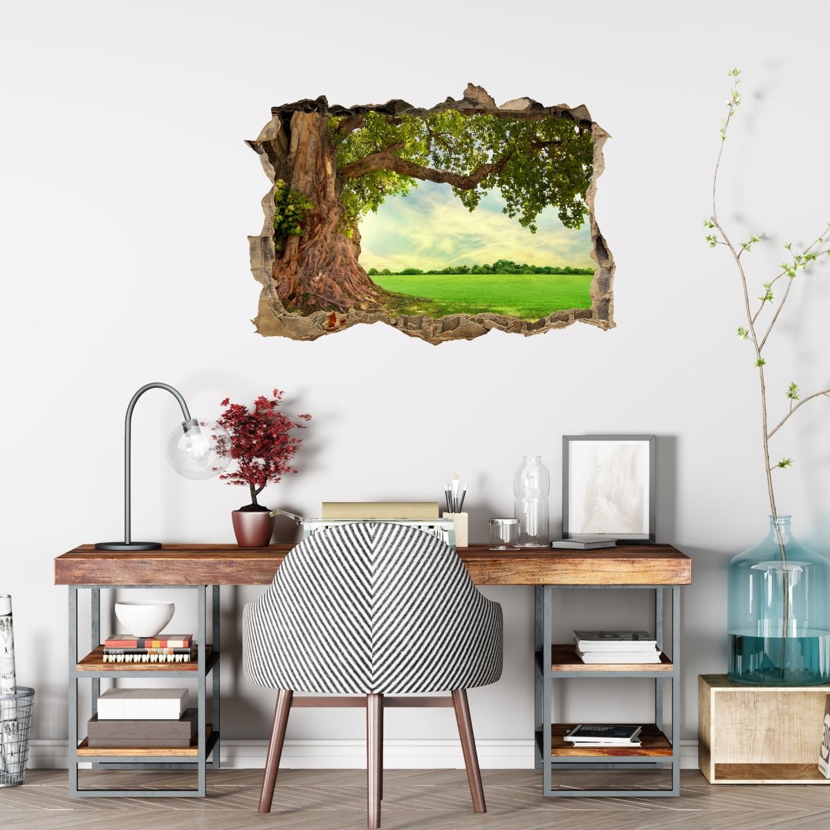 3D wall sticker Spring Meadow - Wall Decal M0715