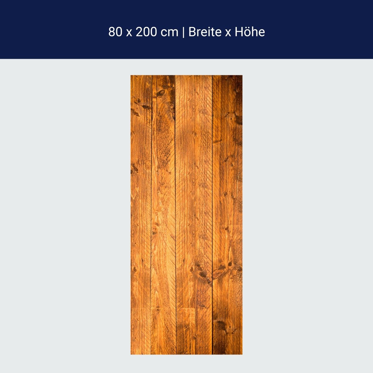 Türtapete Alte Holzwand M0719