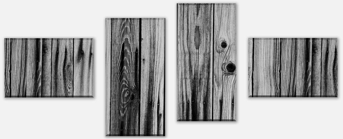 Tableau sur toile Grunge planches de bois M0723