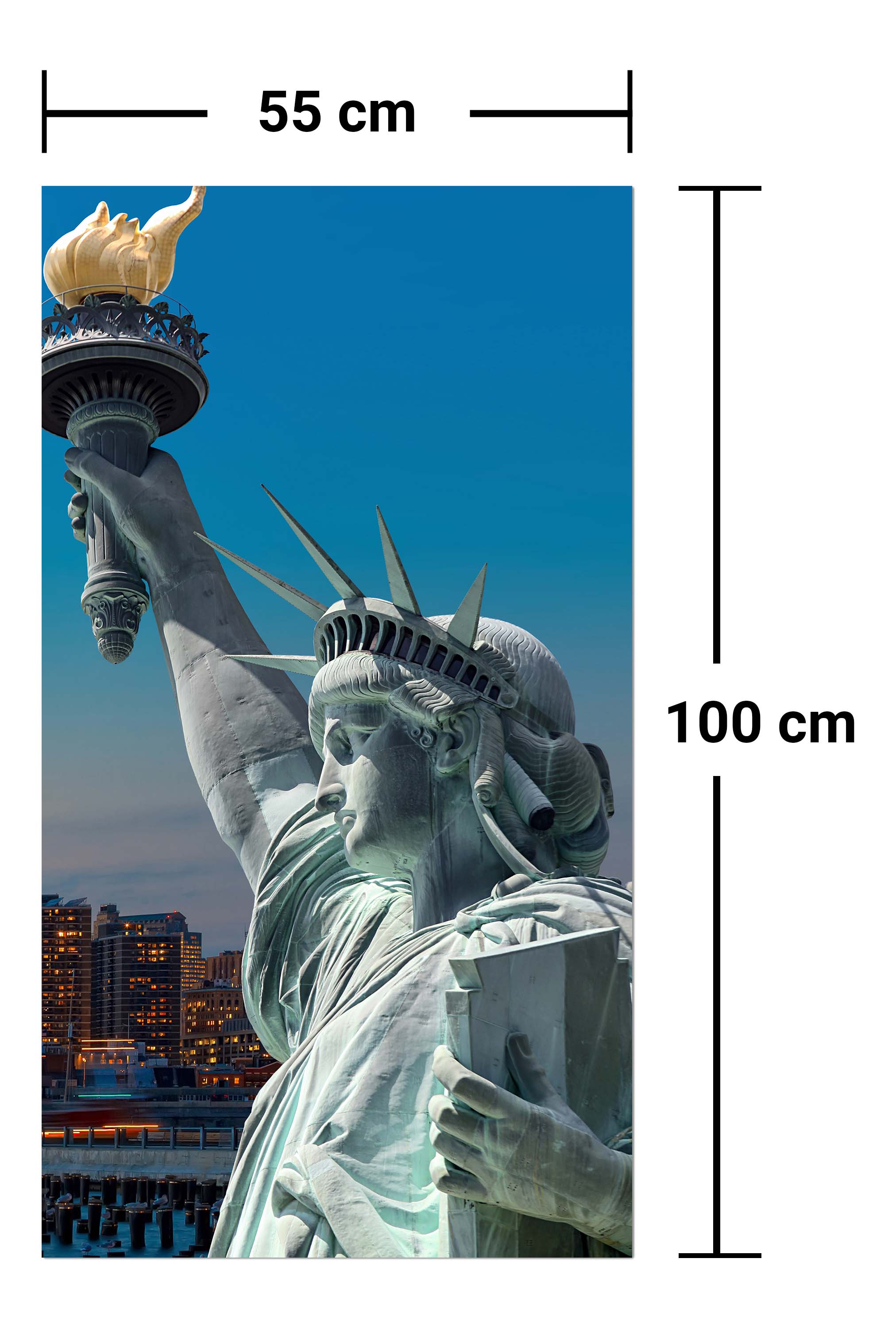 Garderobe New York Skyline Freiheitsstatue M0726 entdecken - Bild 7