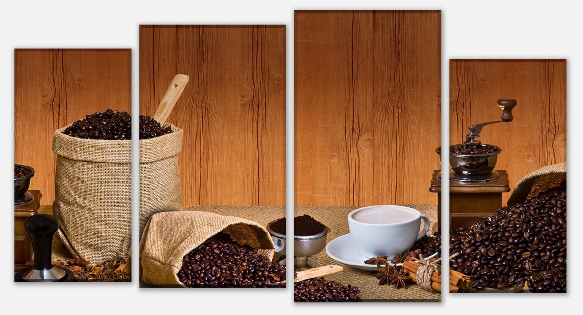Canvas print Divider coffee time M0730