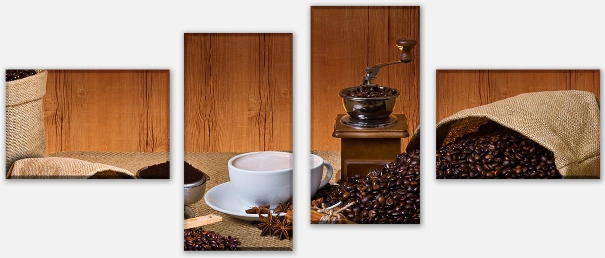 Canvas print Divider coffee time M0730