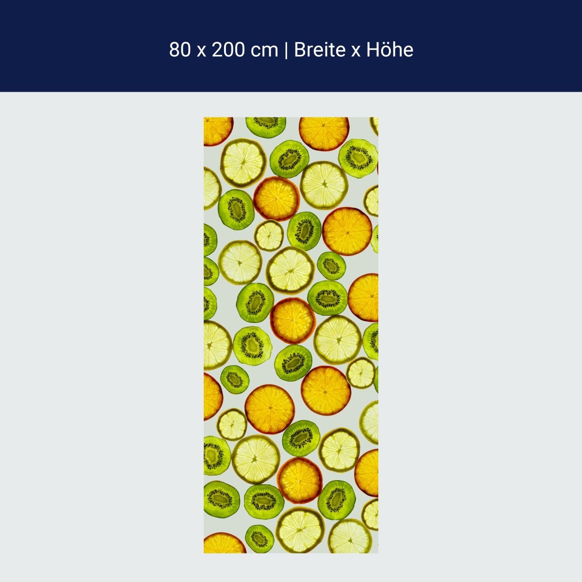 Shower Screen Fruits Background M0733