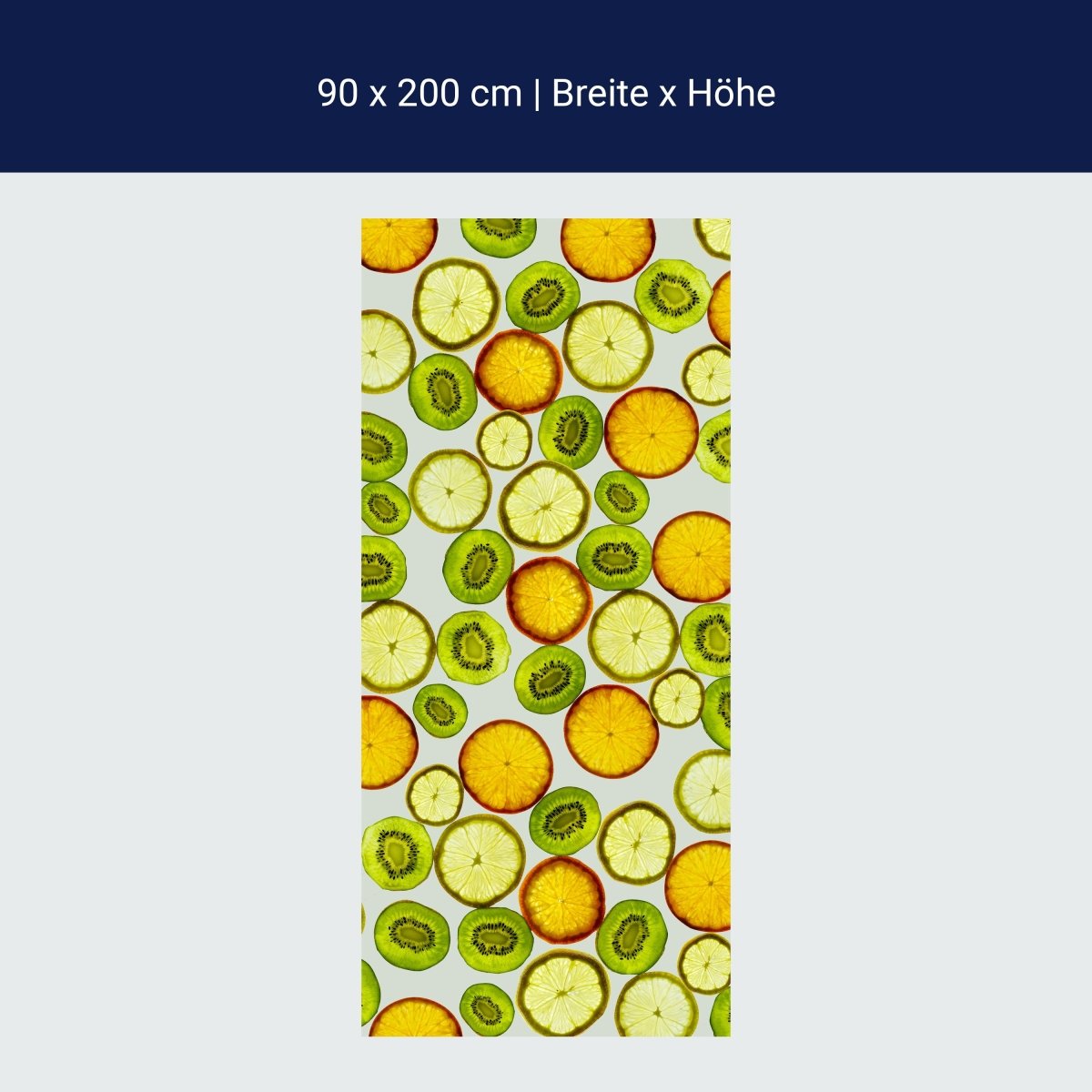 Shower Screen Fruits Background M0733