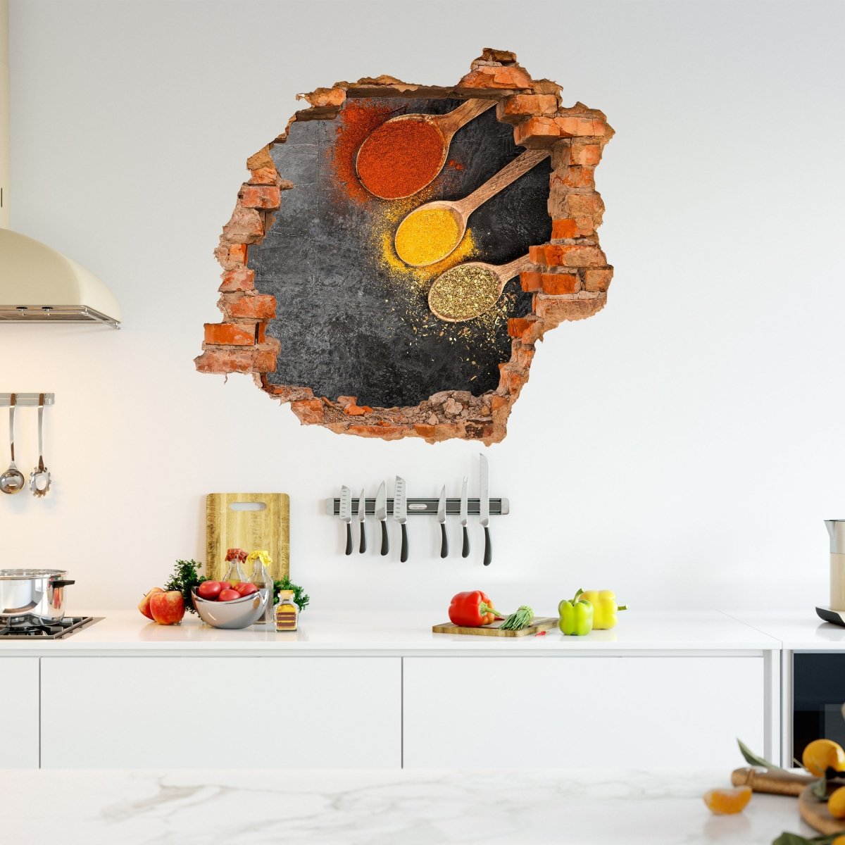 3D wall sticker spices - Wall Decal M0735