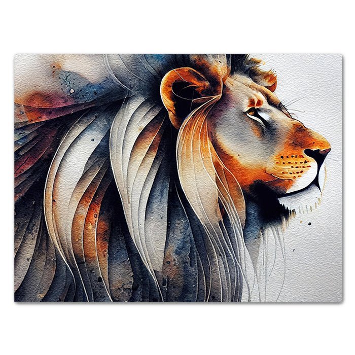 Leinwandbild Malerei Löwe Querformat M0737 kaufen - Bild 1