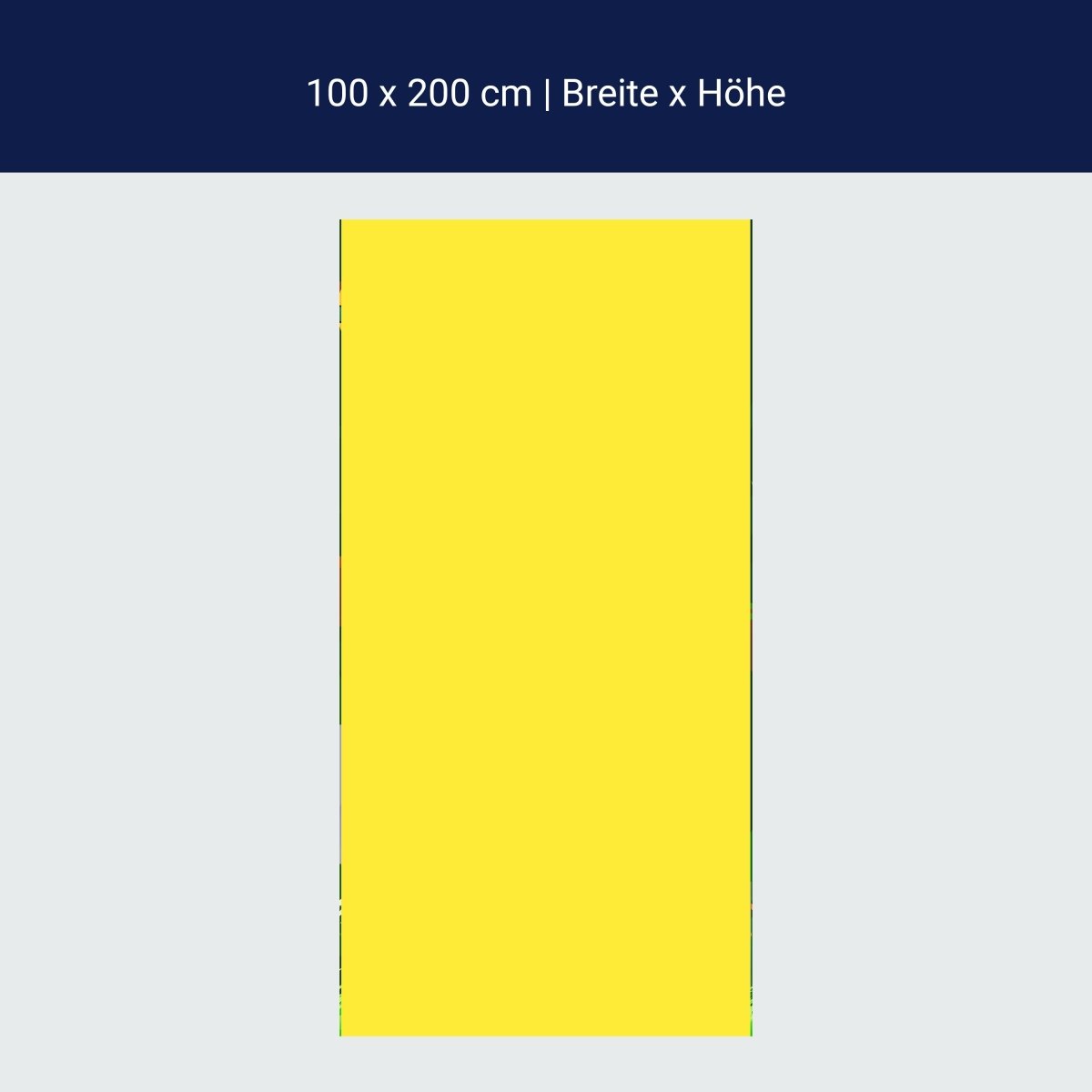 Türtapete einfarbig Gelb M0740