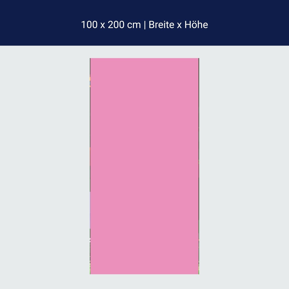 Door wallpaper plain light pink M0741