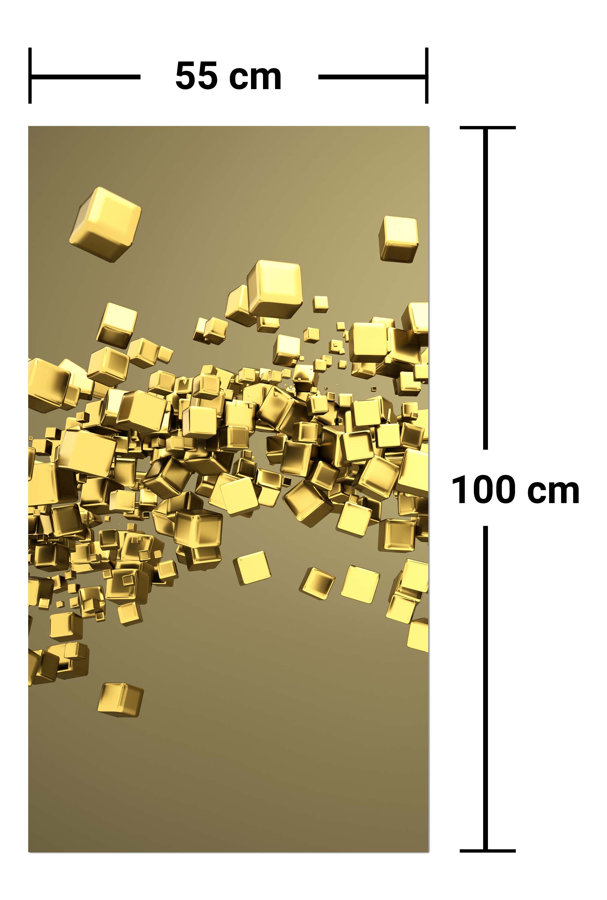 Garderobe Golden Cubes Hintergrund M0765 entdecken - Bild 7