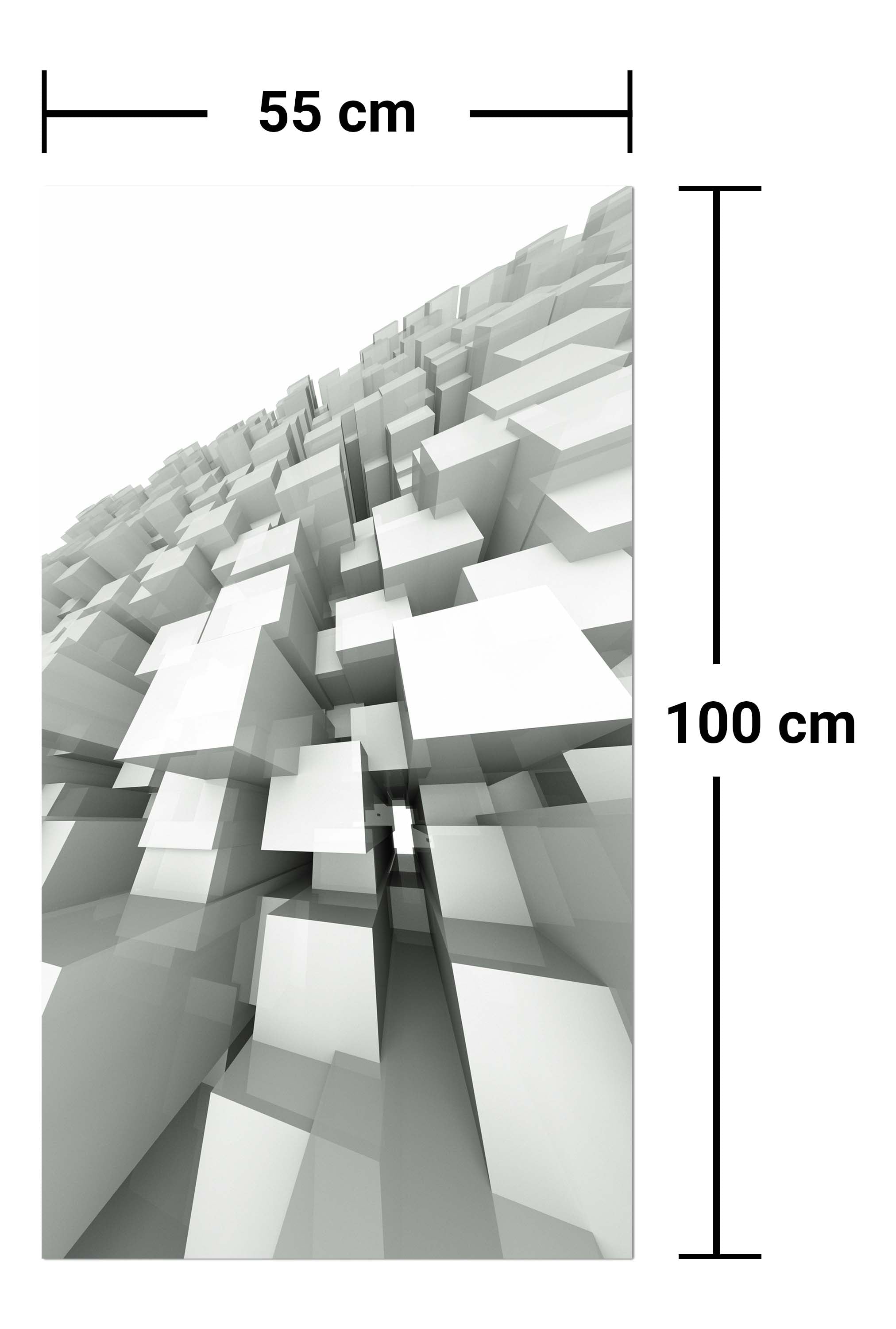 Garderobe 3D-Hintergrund mit quadratischen Strukturen M0766 entdecken - Bild 7