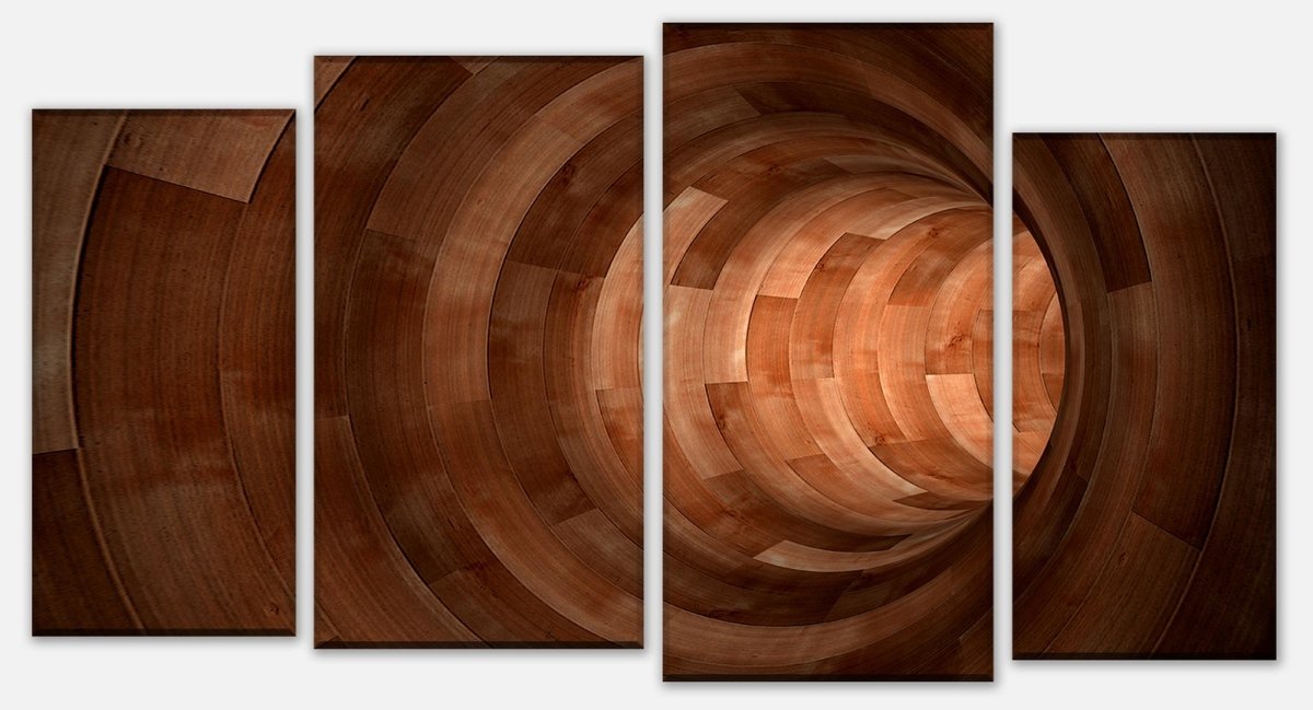 Canvas print Multi-part wooden tunnel M0773