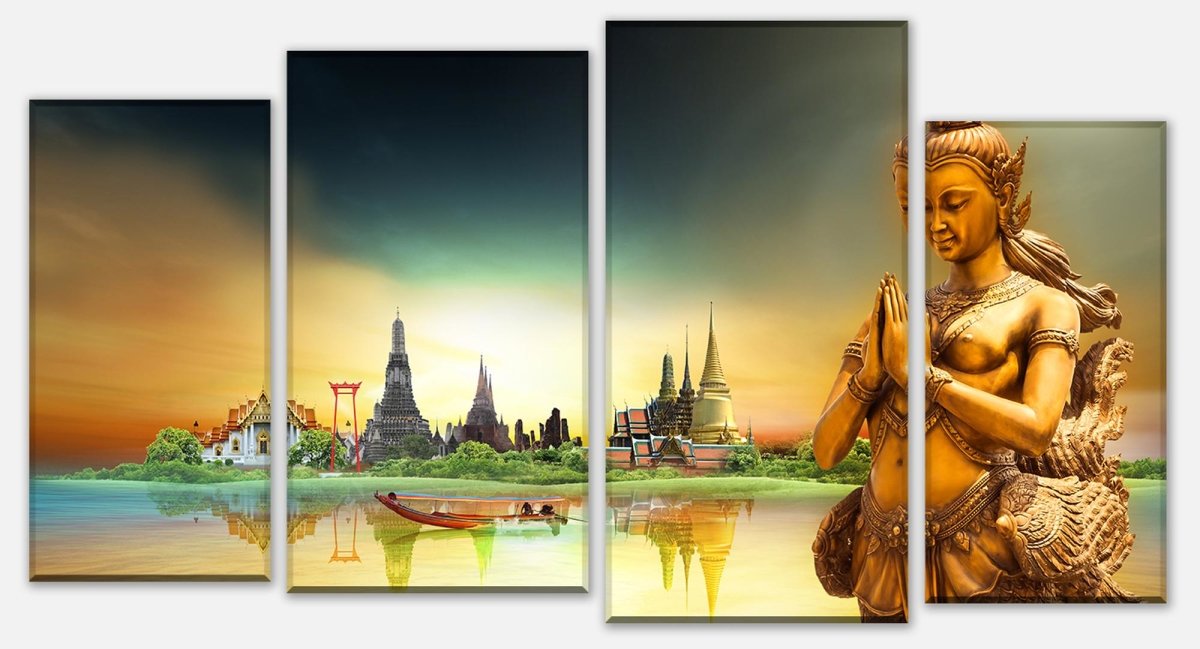 Stretched Canvas Print Thailand Concept M0777