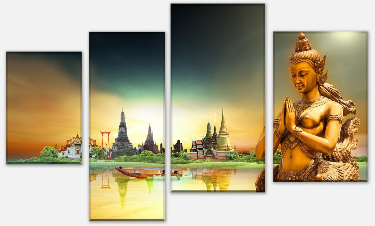 Stretched Canvas Print Thailand Concept M0777