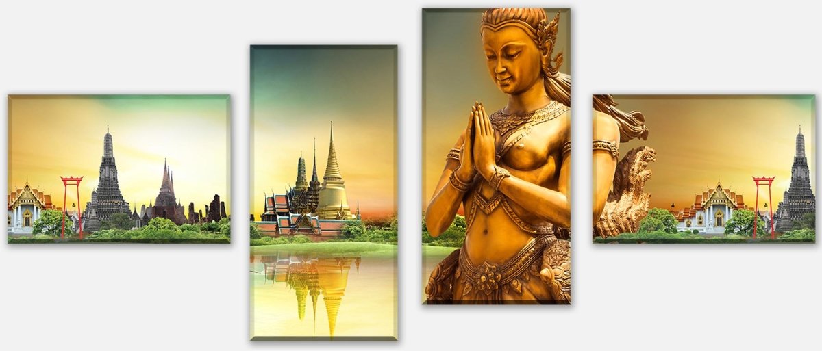 Stretched Canvas Print Thailand Concept M0777