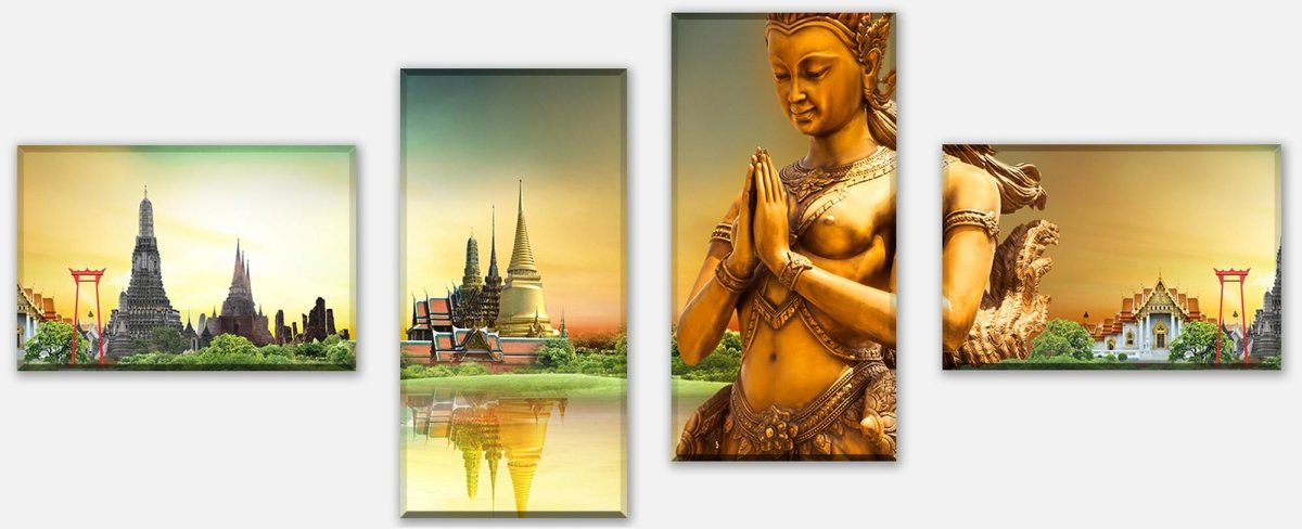 Stretched Canvas Print Thailand Concept M0777