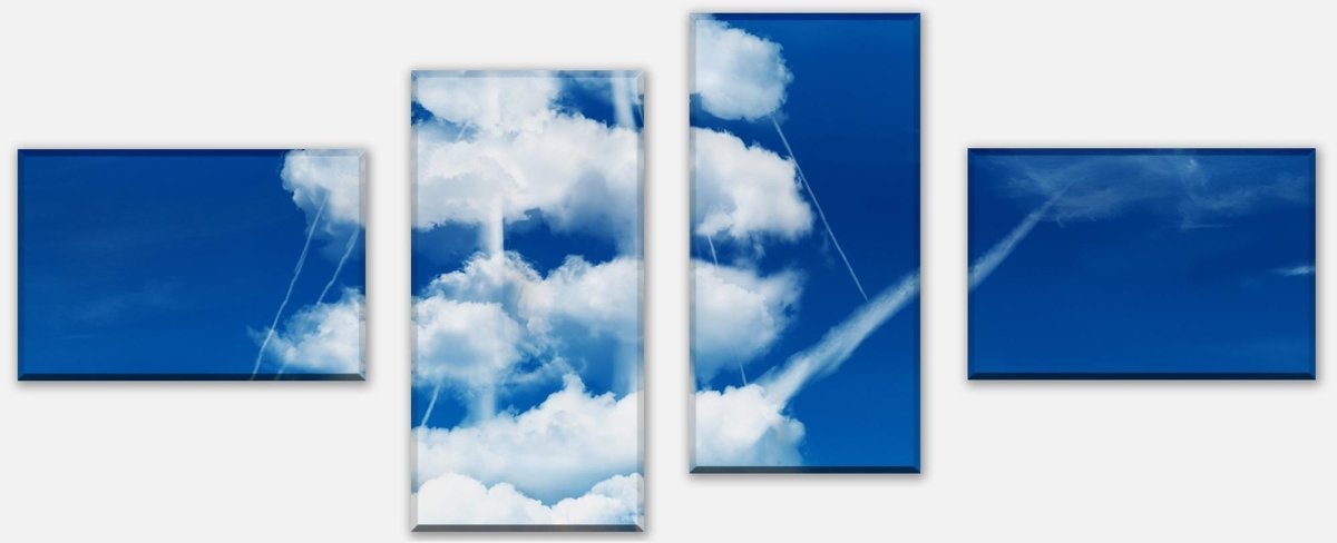 Tableau sur toile Voilier en forme de mer de nuages ​​M0781