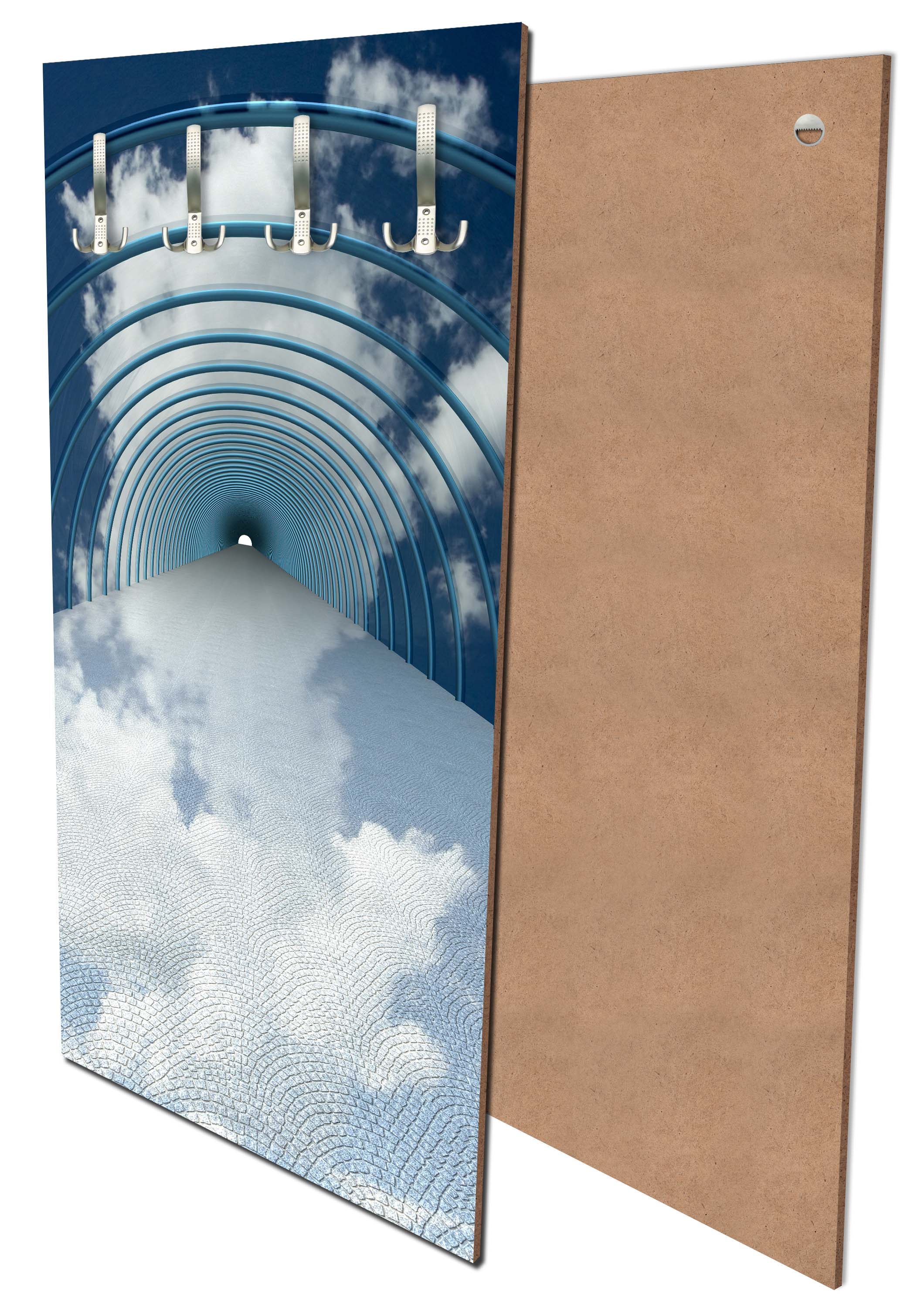 Garderobe Tunnel in Wolken M0784 entdecken - Bild 1
