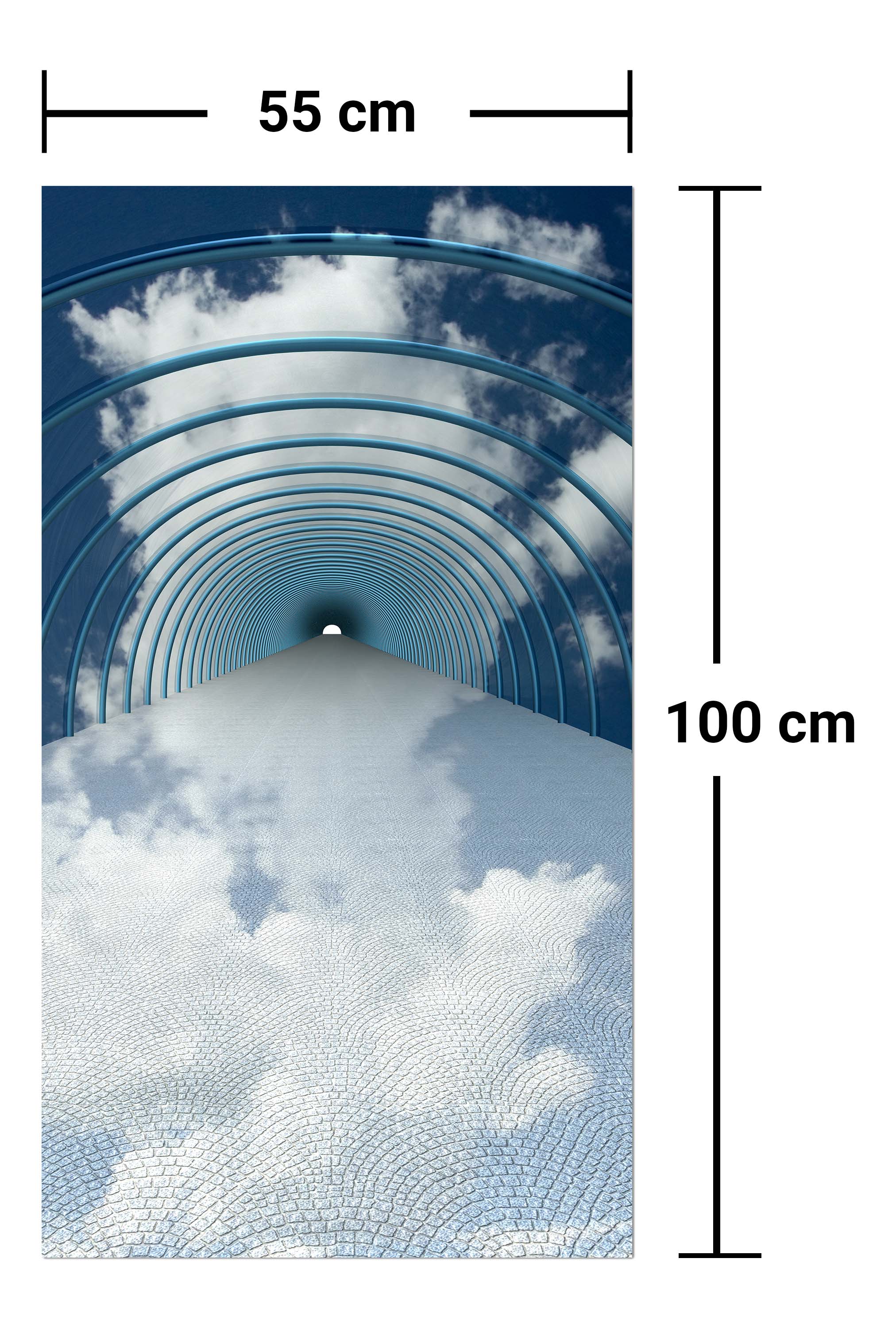 Garderobe Tunnel in Wolken M0784 entdecken - Bild 7