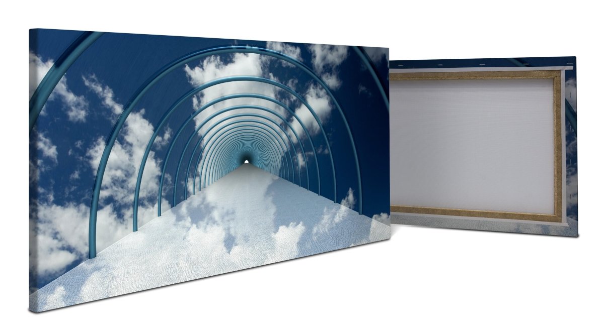 Leinwandbild Tunnel in Wolken M0784 - Bild 1