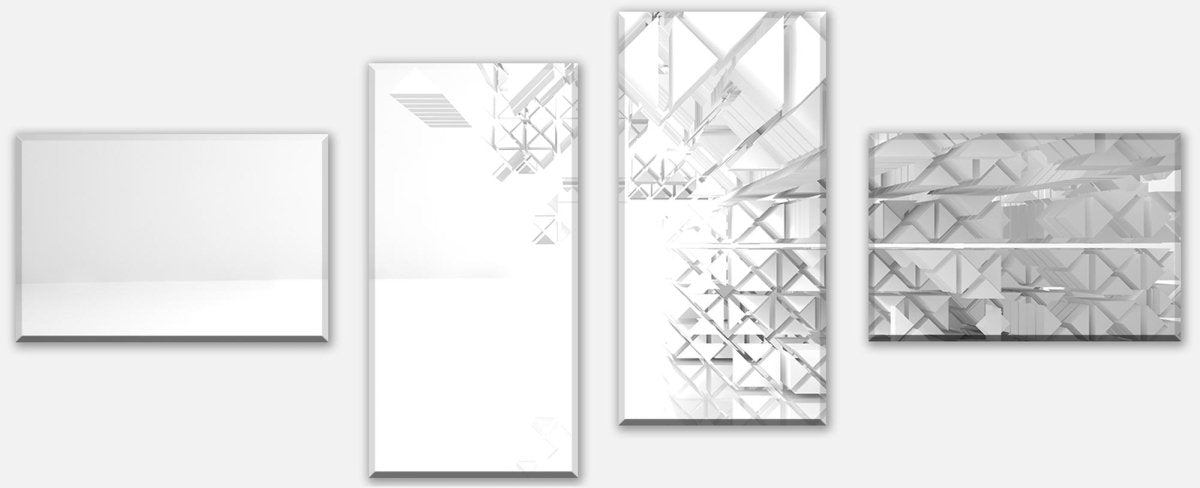 Canvas print Divider White Architecture room extension M0790