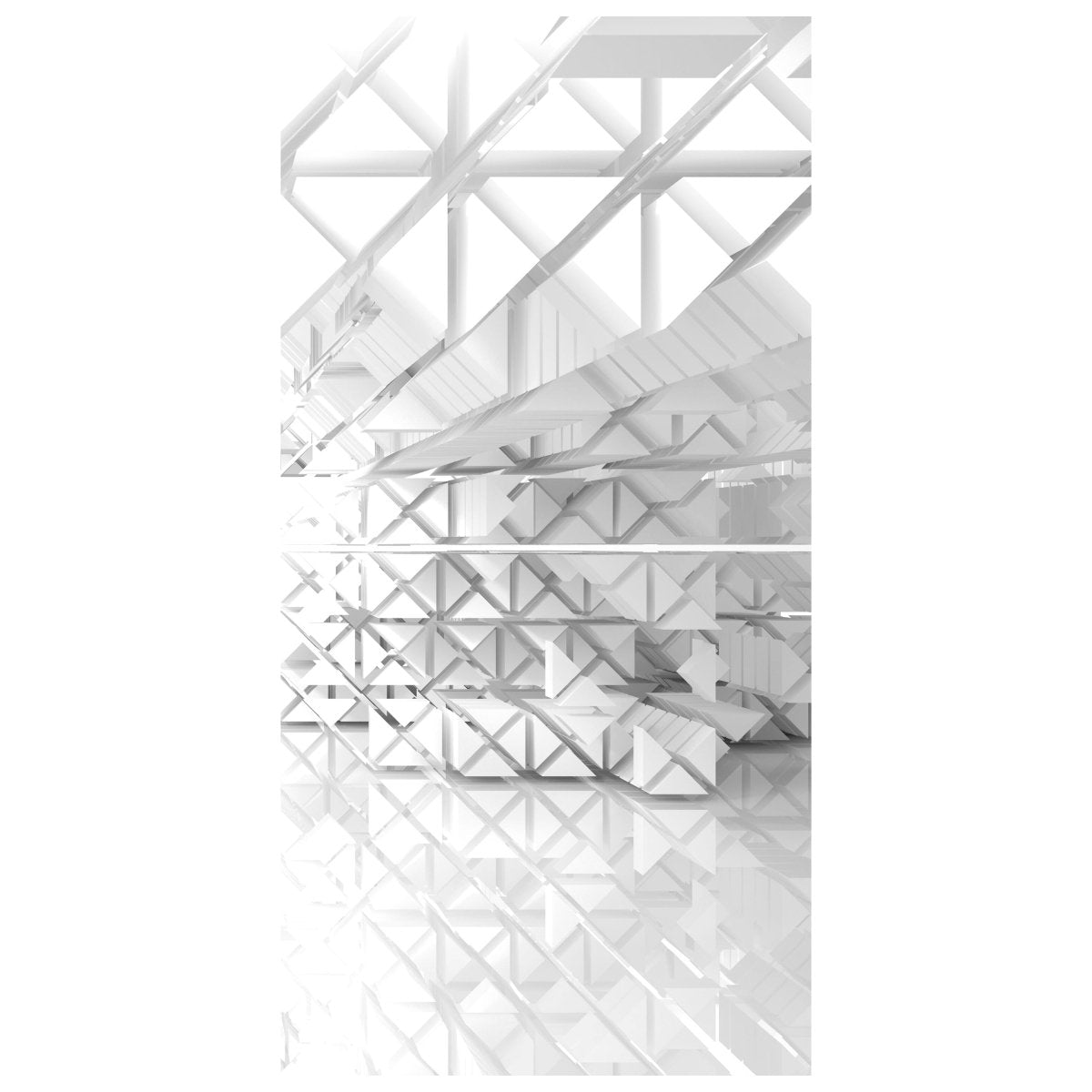 Türtapete Weiße Architektur Raumerweiterung M0790 - Bild 2