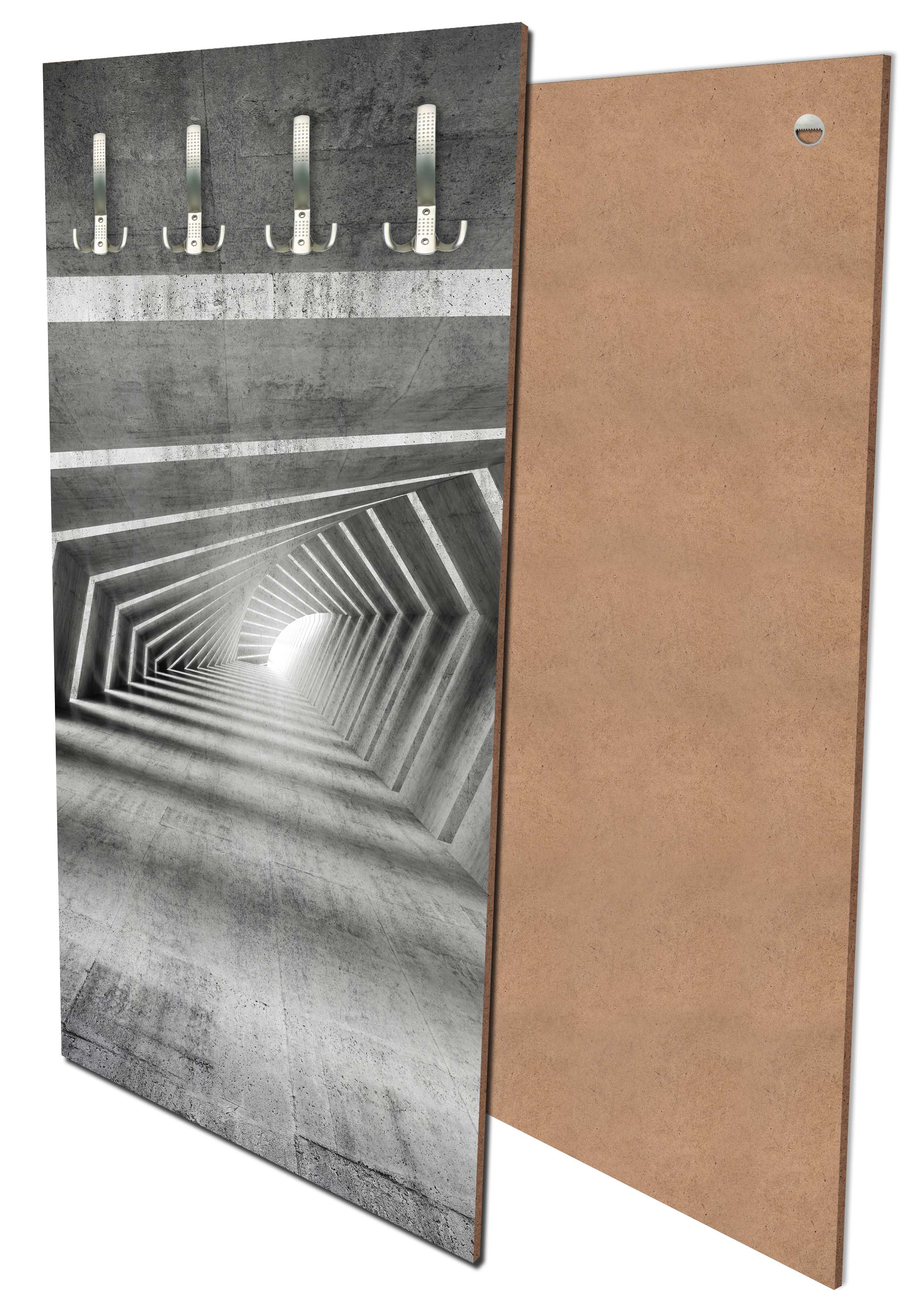 Garderobe beleuchteter Beton-Korridor M0794 entdecken - Bild 1