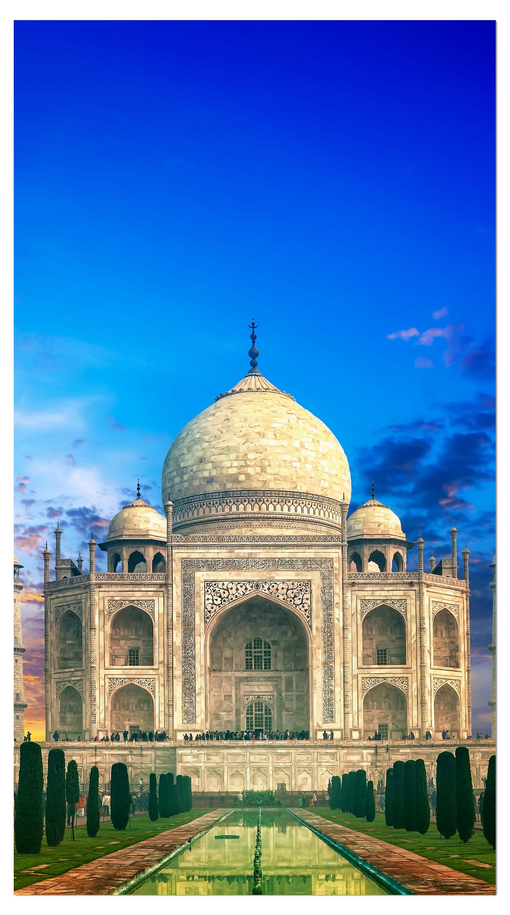 Garderobe Taj Mahal Indien Sonnenuntergang M0803 entdecken - Bild 4