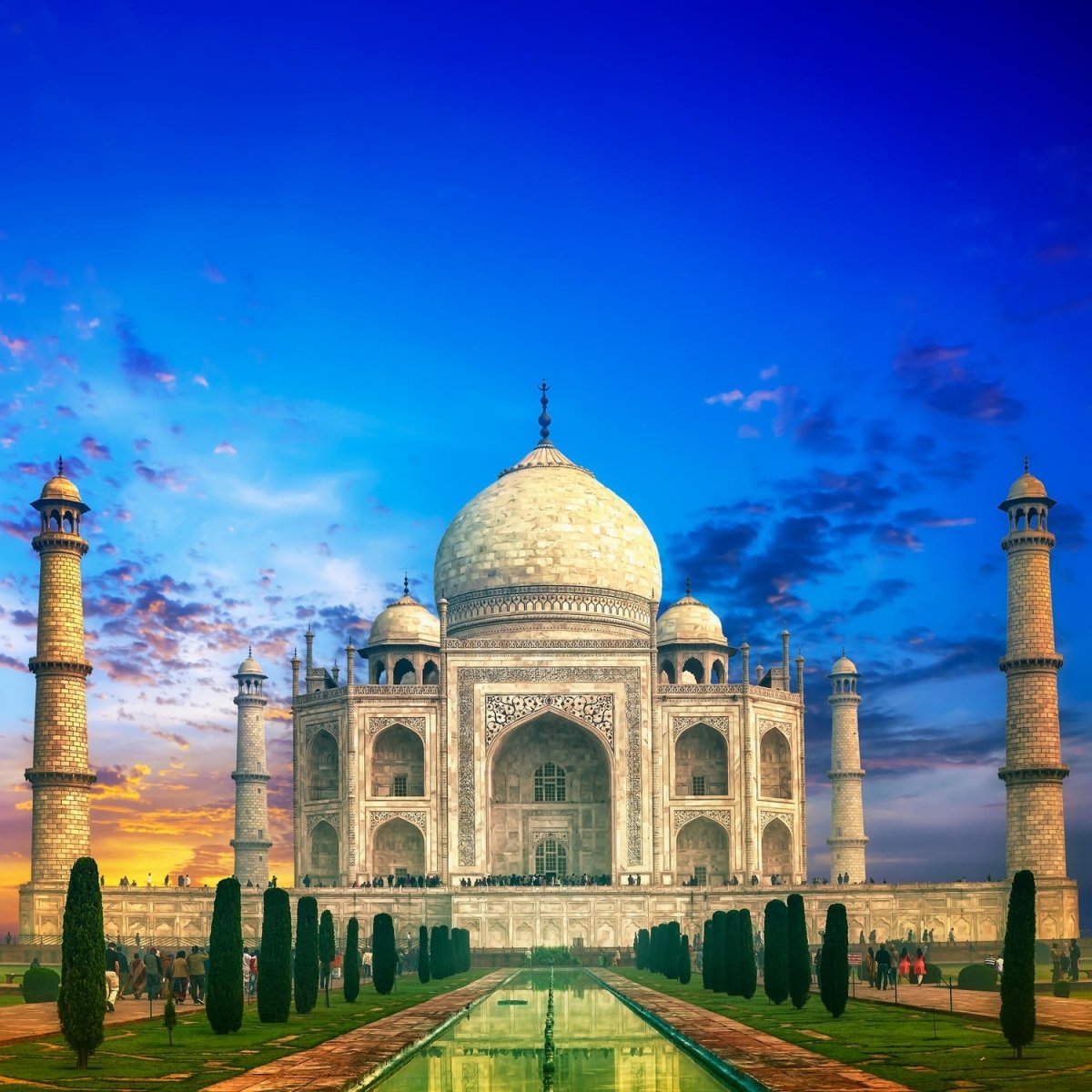 Beistelltisch Taj Mahal Indien Sonnenuntergang M0803 entdecken - Bild 2