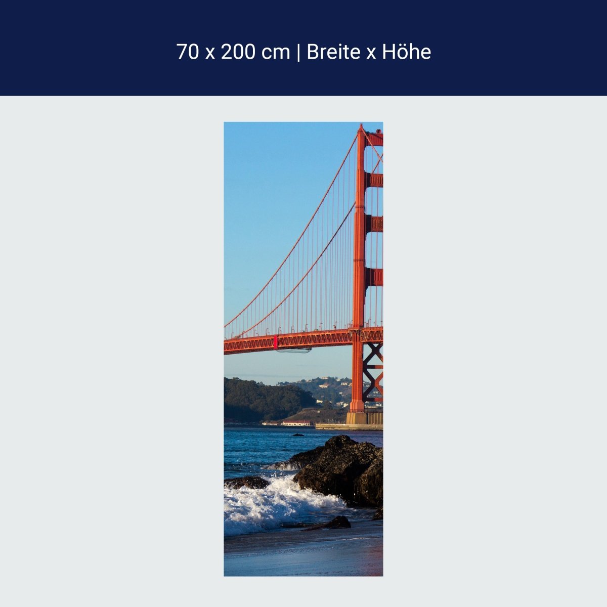 Papier peint de porte Golden Gate Bridge M0805
