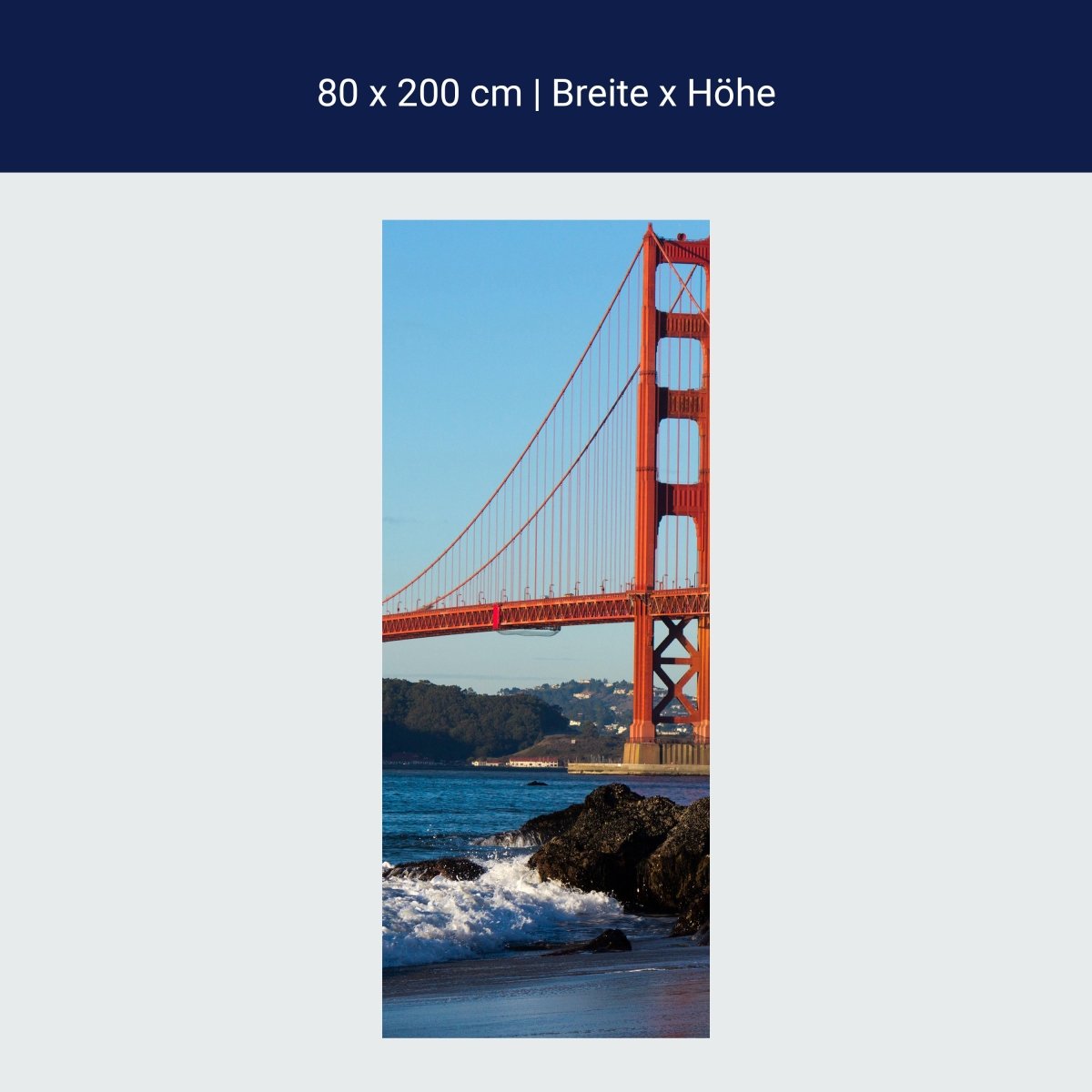 Papier peint de porte Golden Gate Bridge M0805