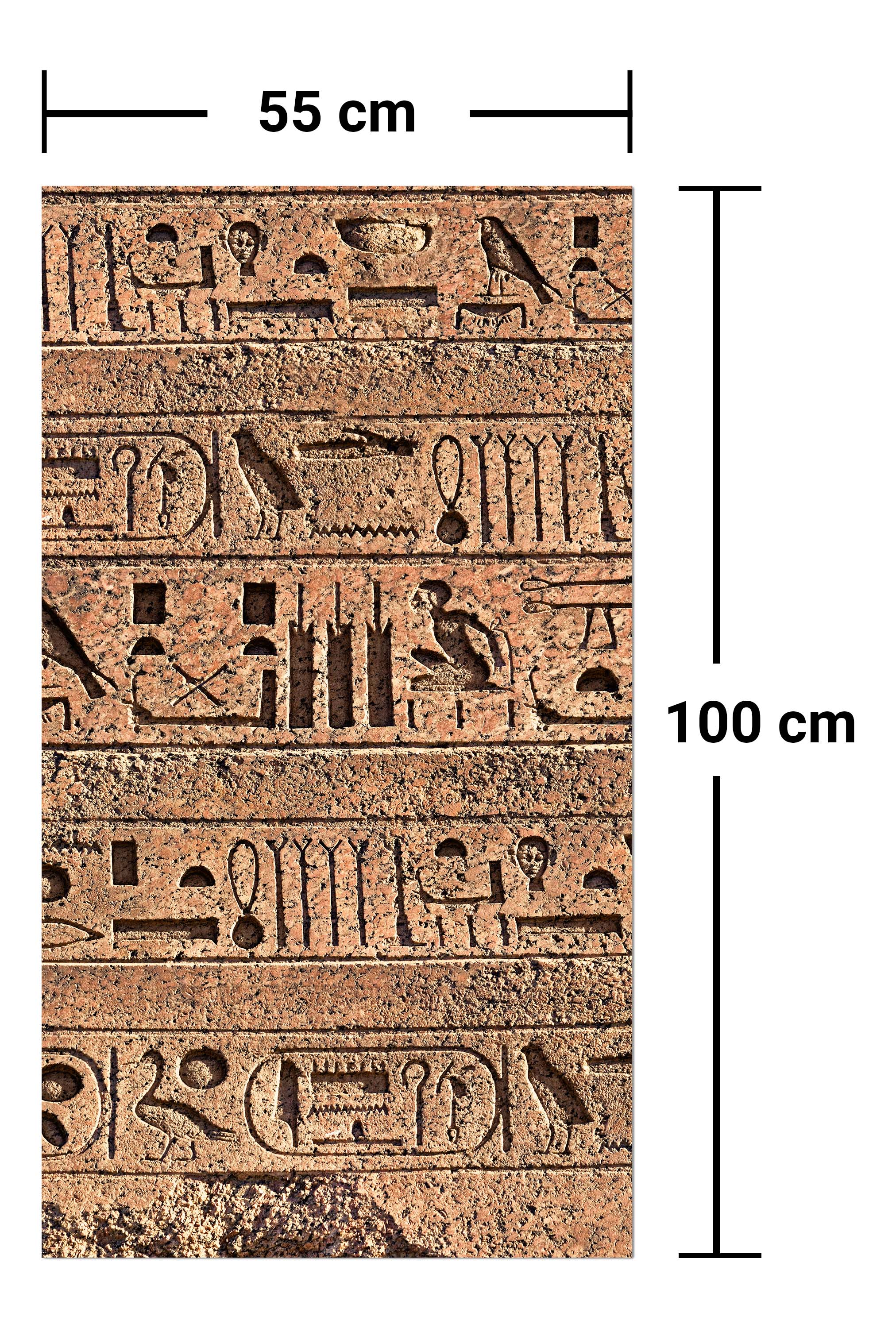 Garderobe Ägyptische Hieroglyphen auf einer alten Mauer M0806 entdecken - Bild 7
