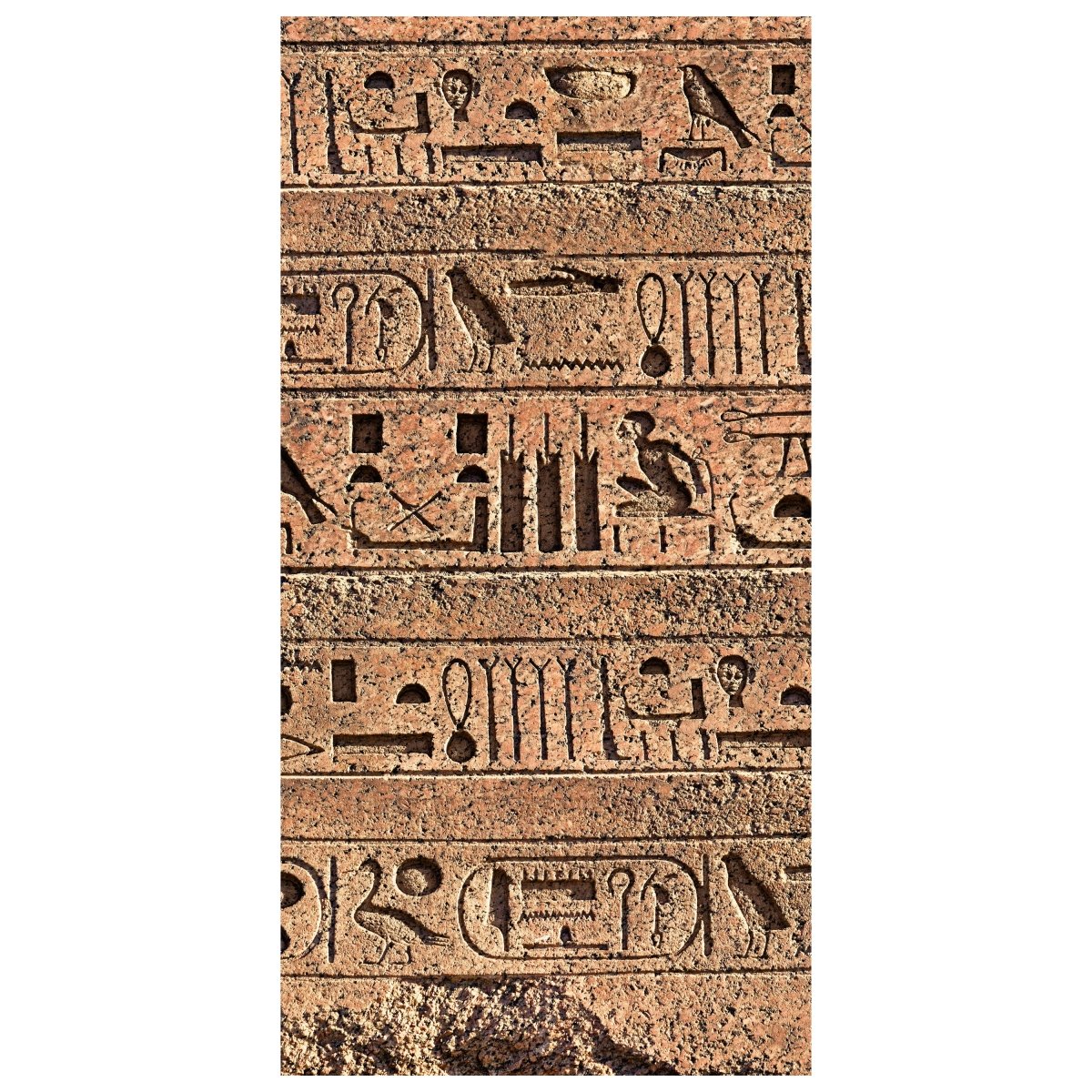 Türtapete Ägyptische Hieroglyphen auf einer alten Mauer M0806 - Bild 2