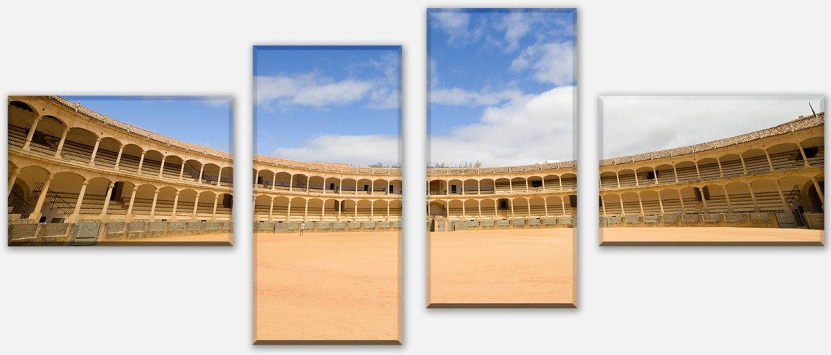 Leinwandbild Mehrteiler Stierkampfarena in Ronda, Spanien M0809