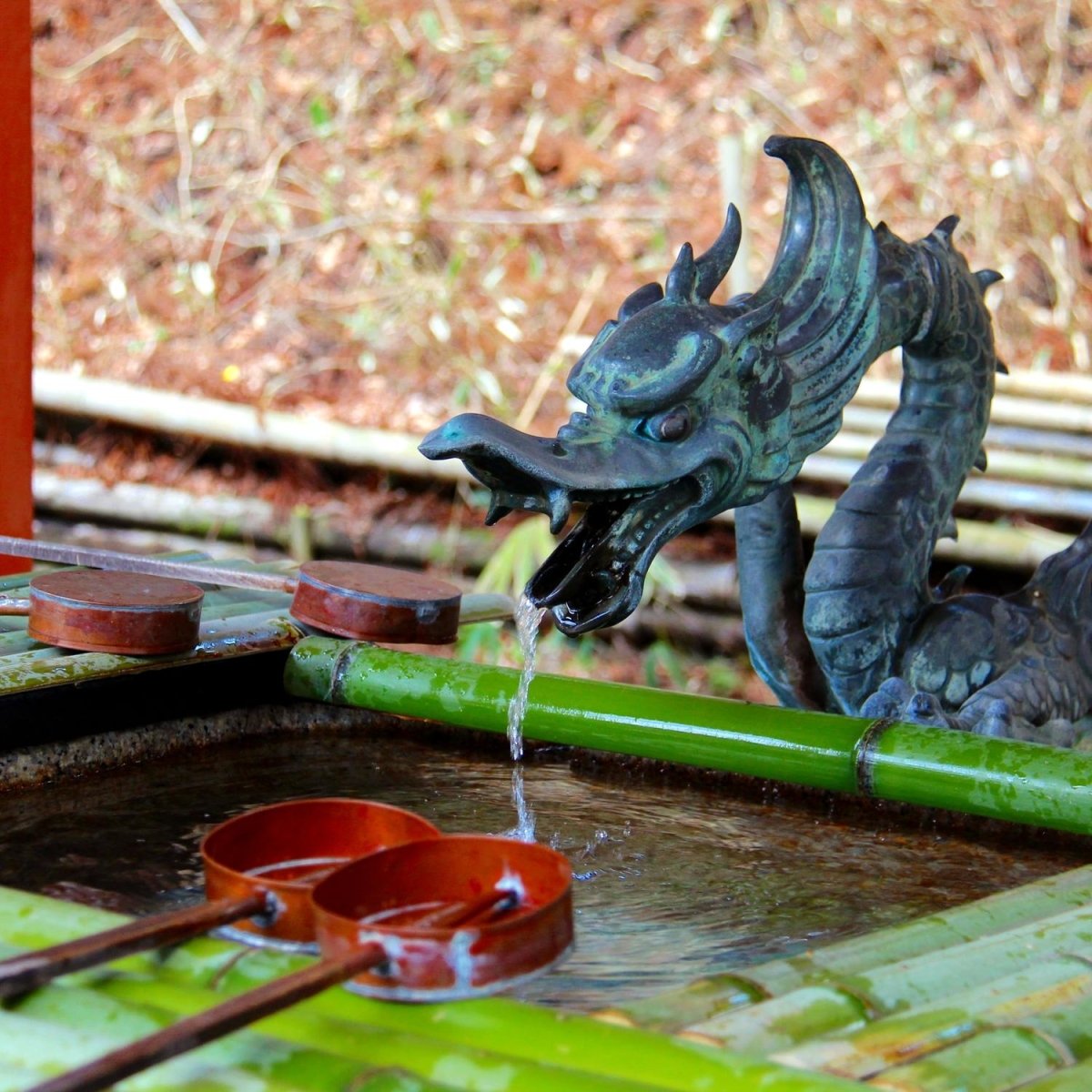 Beistelltisch Brunnen im japanischen Tempelgarten M0812 entdecken - Bild 2