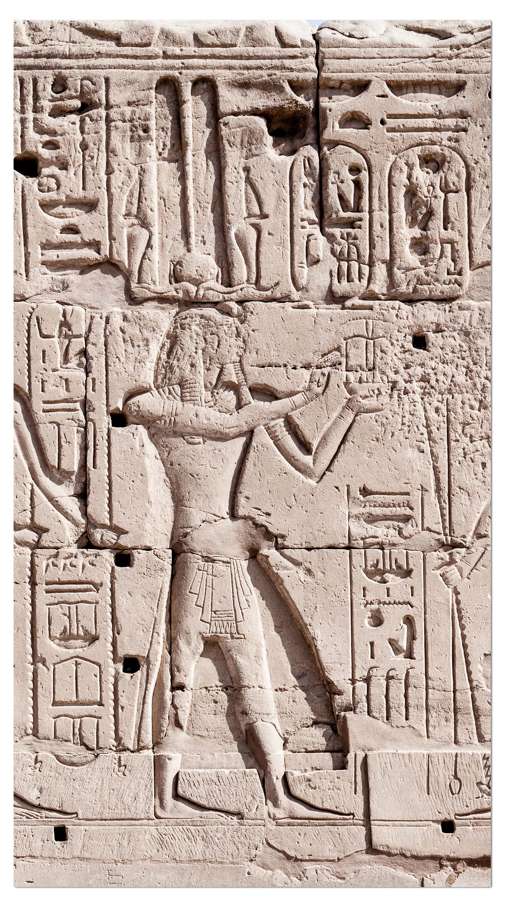 Garderobe Hieroglyphenschnitzereien an der Wand M0817 entdecken - Bild 4
