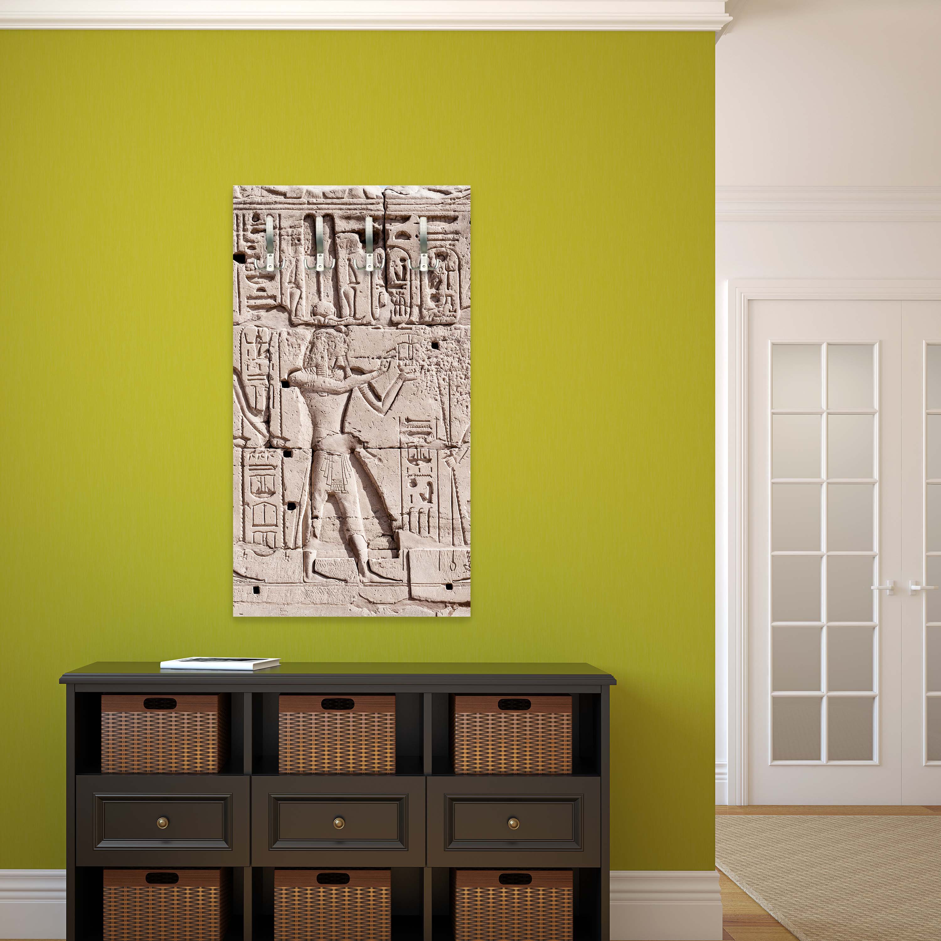 Garderobe Hieroglyphenschnitzereien an der Wand M0817 entdecken - Bild 5