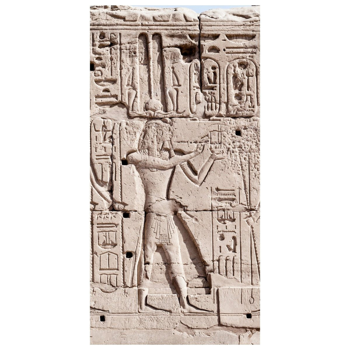 Türtapete Hieroglyphenschnitzereien an der Wand M0817 - Bild 2