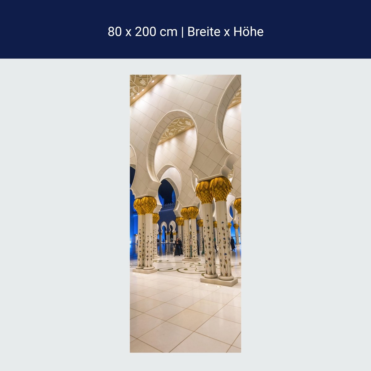 Türtapete Scheich Zayed Grand Mosque M0822
