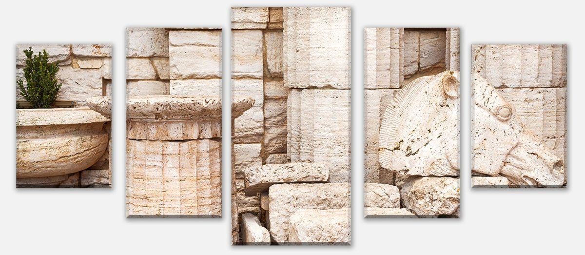 Leinwandbild Mehrteiler alte griechische säulen M0825 entdecken - Bild 1