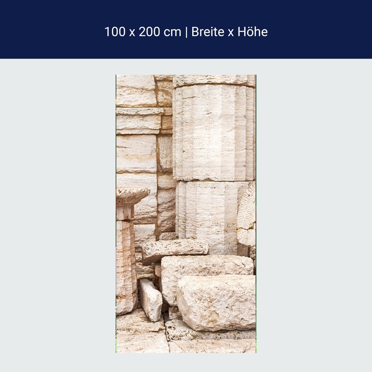 Türtapete alte griechische säulen M0825