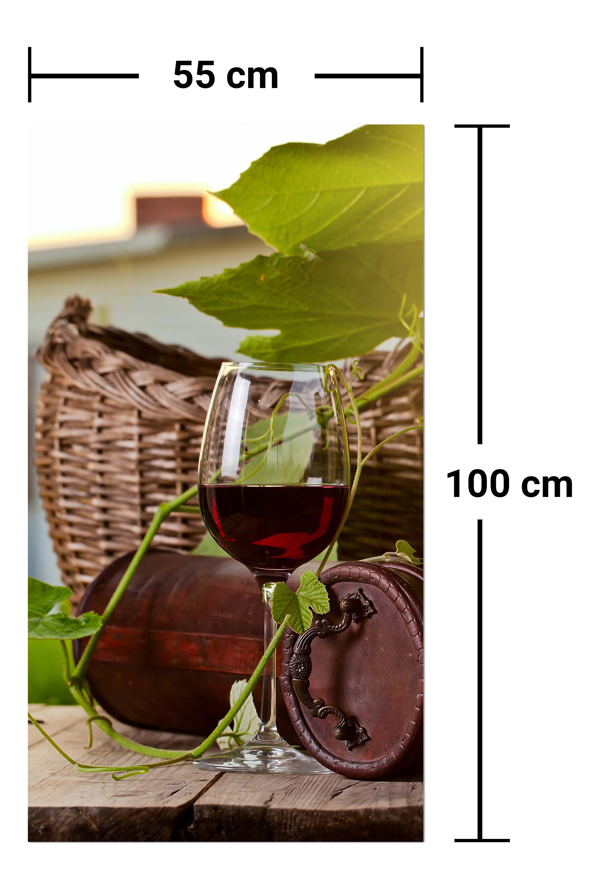Garderobe Flasche und Glas mit Rotwein M0831 entdecken - Bild 7