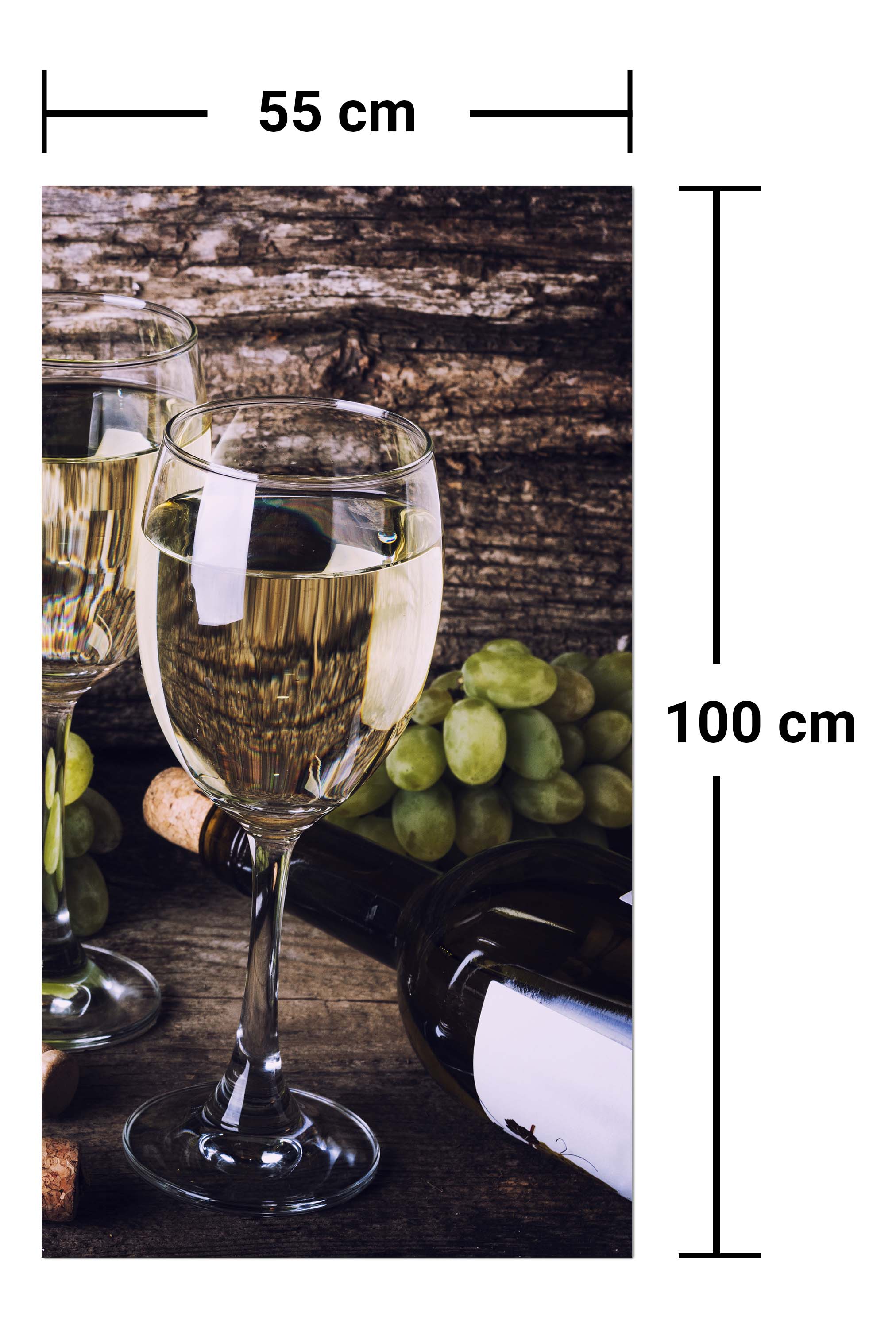 Garderobe alten hölzernen Hintergrund mit Gläser Weißwein M0837 entdecken - Bild 7