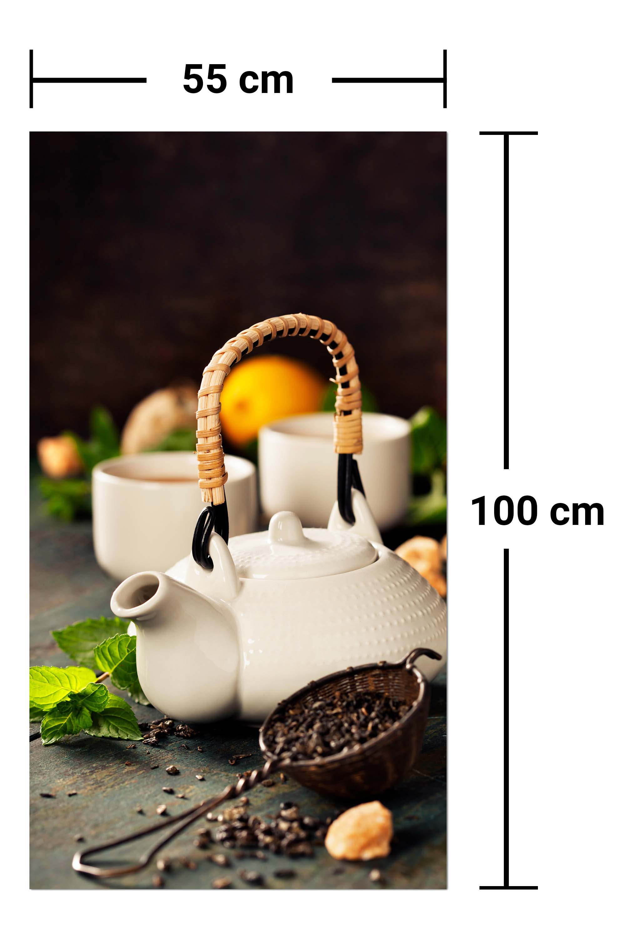 Garderobe Teekanne und Tasse Tee mit Minze M0845 entdecken - Bild 7