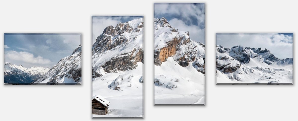 Leinwandbild Mehrteiler Dolomiten, Alpen, Italien M0867