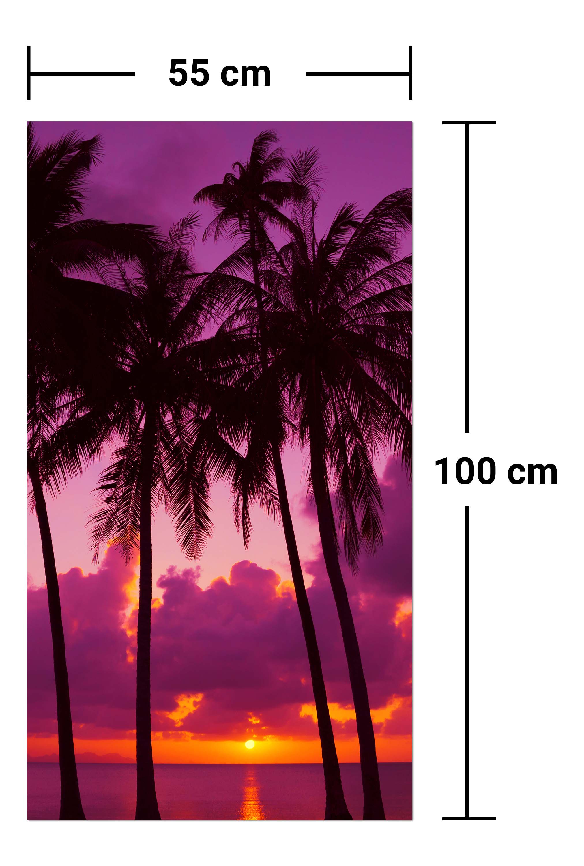 Garderobe Palmen Silhouette bei Sonnenuntergang. Thailand M0889 entdecken - Bild 7